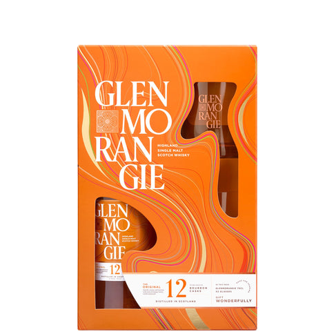 Highland Single Malt Scotch Whisky 12 years old "The Original" - Glenmorangie (0.7l - astuccio + bicchieri)