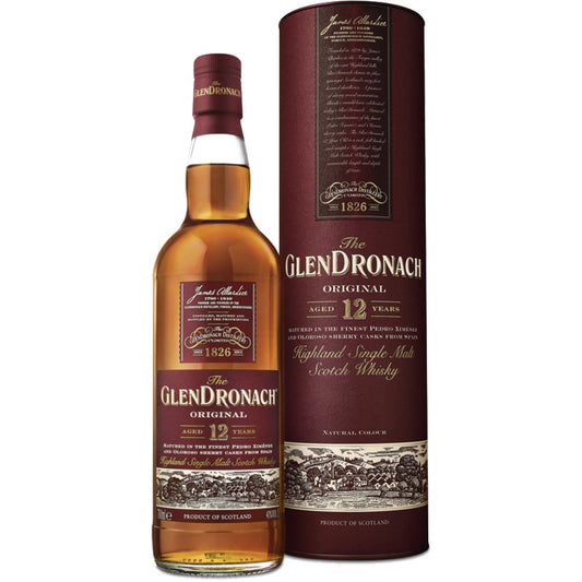 Highland Single Malt Scotch Whisky 12 years old - The GlenDronach Distillery (0.7l - astuccio)
