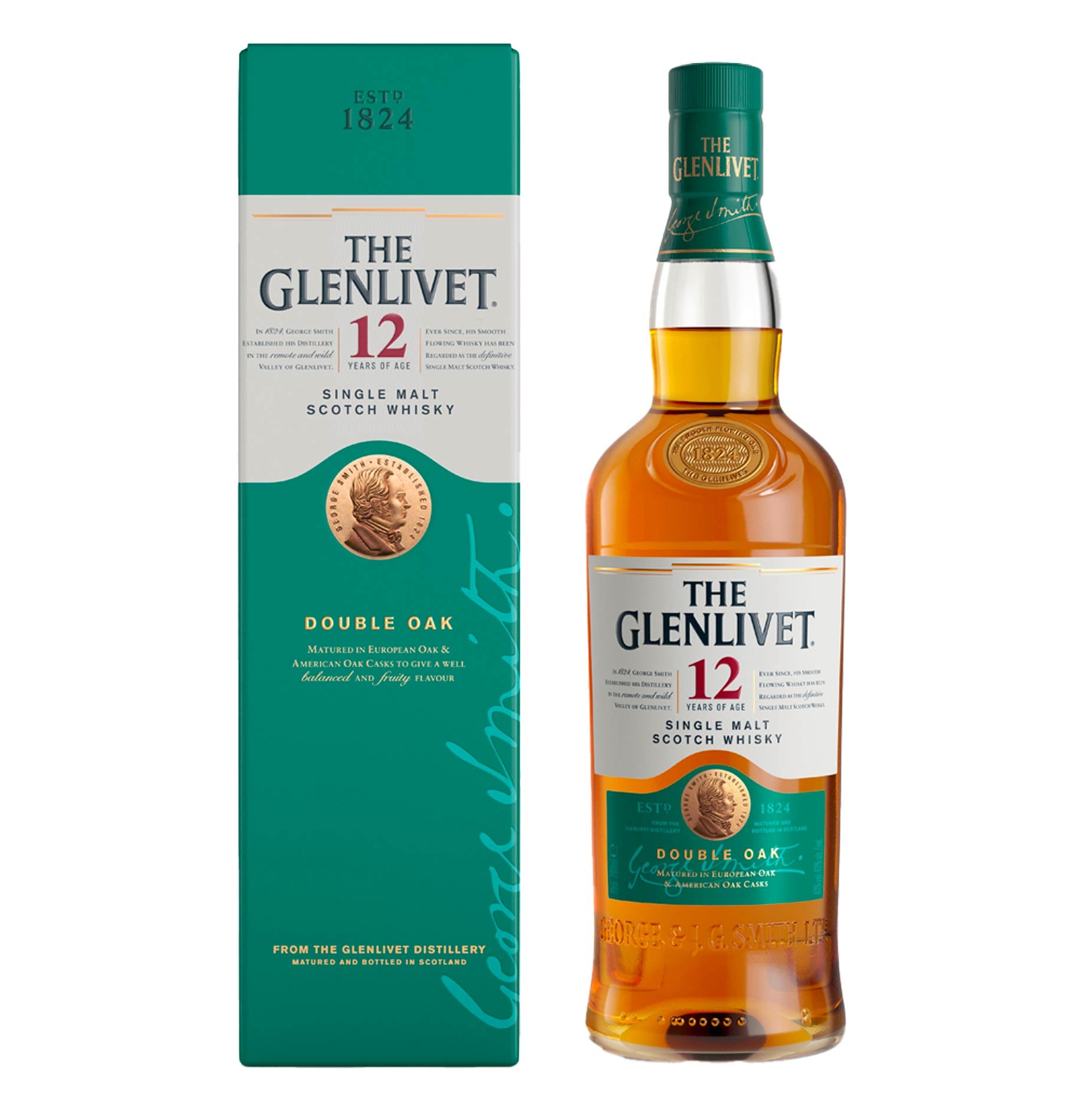 Single Malt Scotch Whisky 12 Years Old - Glenlivet (0.7l - astuccio)