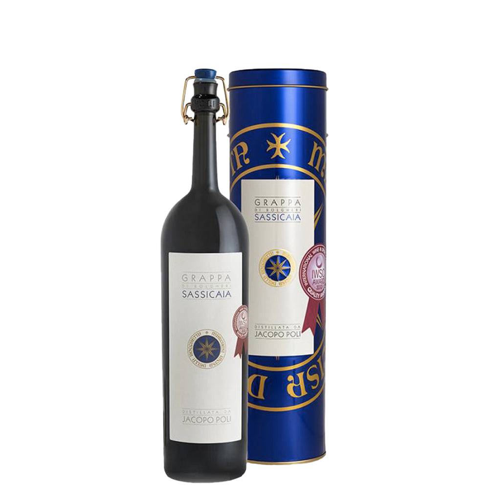 Grappa Elevata in Legno "Barili di Sassicaia" - Jacopo Poli (0.5l - astuccio)