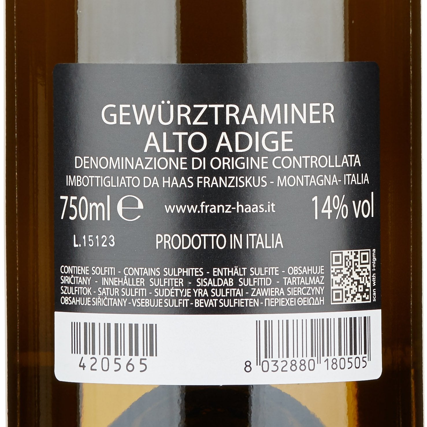 Alto Adige Gewürztraminer DOC 2024 - Franz Haas (tappo a vite)