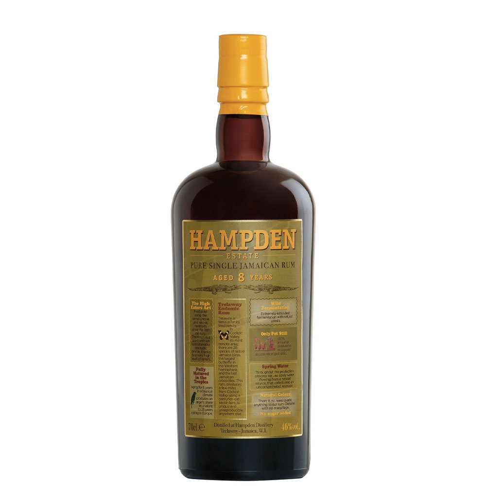 Pure Single Jamaican Rum "Owh"  8 Years Old - Hampden Estate (0.7l - astuccio)