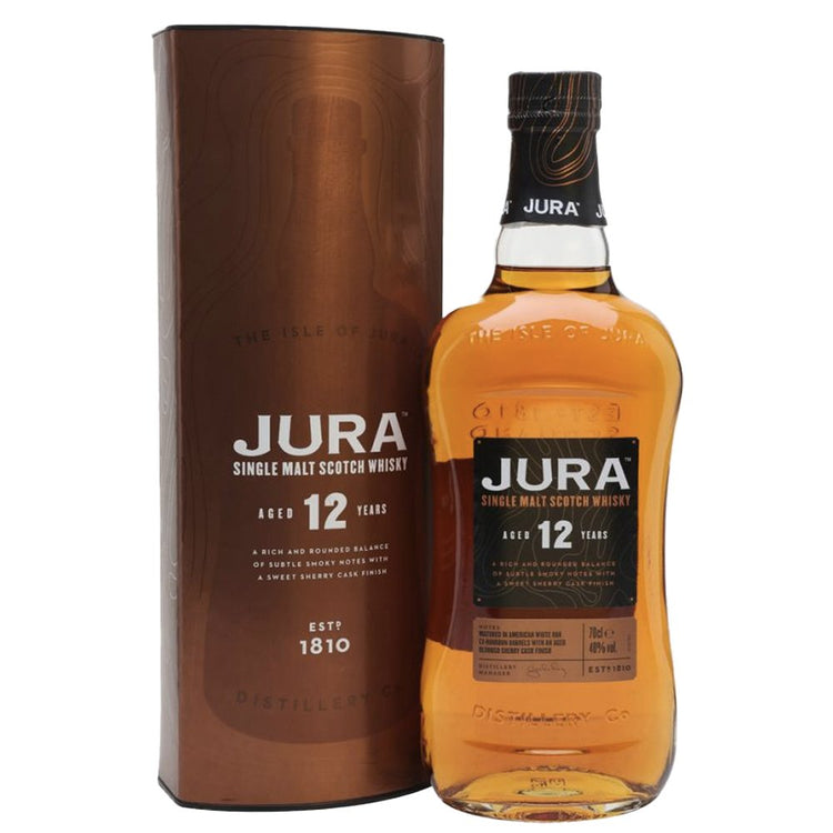 Single Malt Scotch Whisky 12 years old - Jura (0.7l - astuccio)