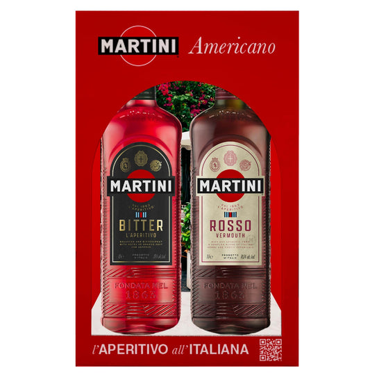 Kit Americano Martini Rosso (1l) + Bitter Riserva Premium (0.70l)