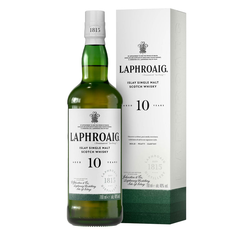 Scotch Whisky Single Malt 10 anni - Laphroaig (0.7l - astuccio)