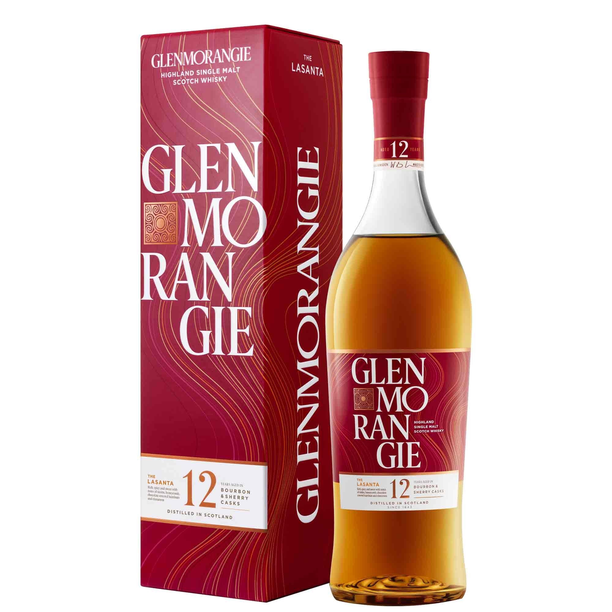 Highland Single Malt Scotch Whisky 12 years old Sherry Cask Finish "Lasanta" - Glenmorangie (0.7l - astuccio)