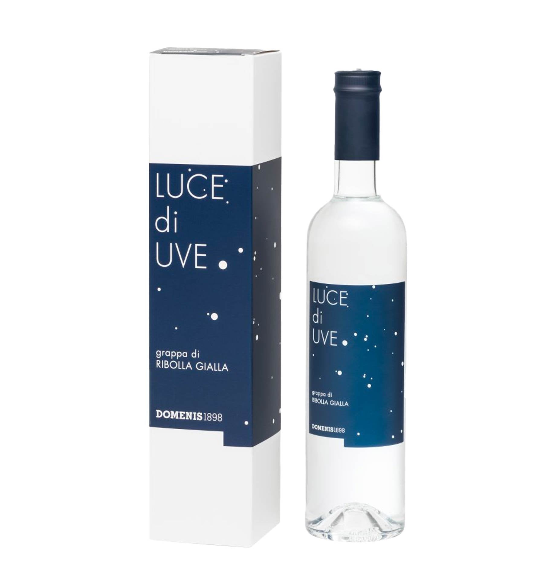 Grappa Giovane "Luce di Uve - Ribolla Gialla" - Domenis 1898 (0.5l astucciato)