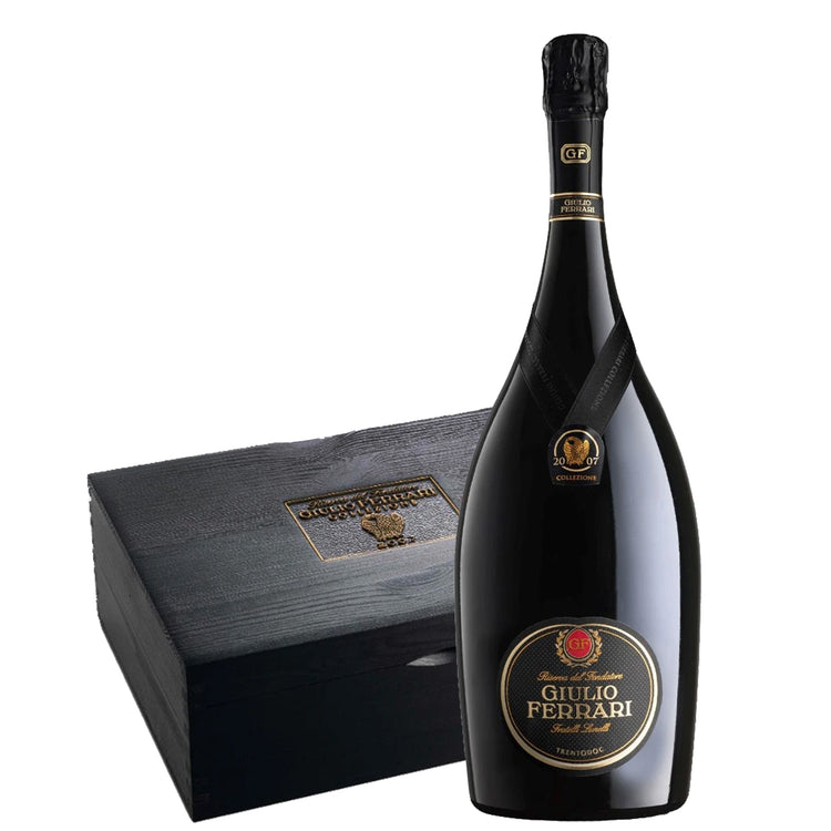 Trento DOC “Giulio Ferrari Collezione” 2007  Magnum - Ferrari (cassetta di legno)