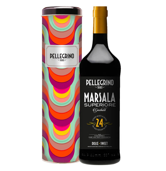 Marsala Superiore Ambra Dolce DOC "Garibaldi" - Cantine Pellegrino 1880 (tubo in latta)