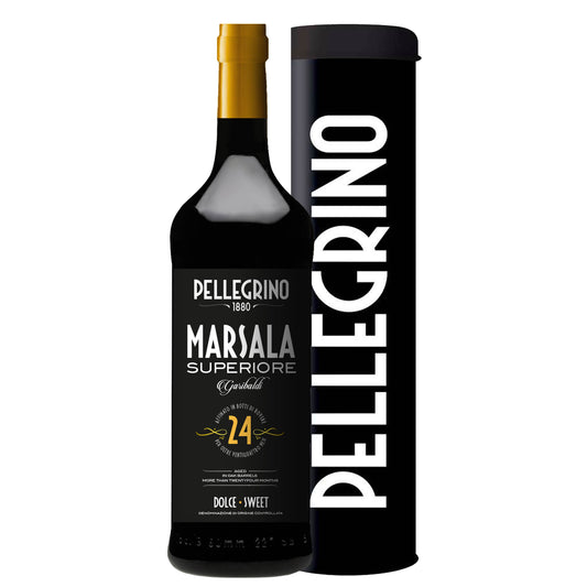 Marsala Superiore Ambra Dolce DOC "Garibaldi" - Cantine Pellegrino 1880 (tubo in latta)