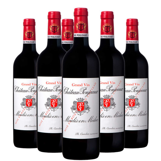 Moulis-en-Médoc AOC "Château Poujeaux" 2022 - Château Poujeaux (cassetta di legno da 6 bottiglie)