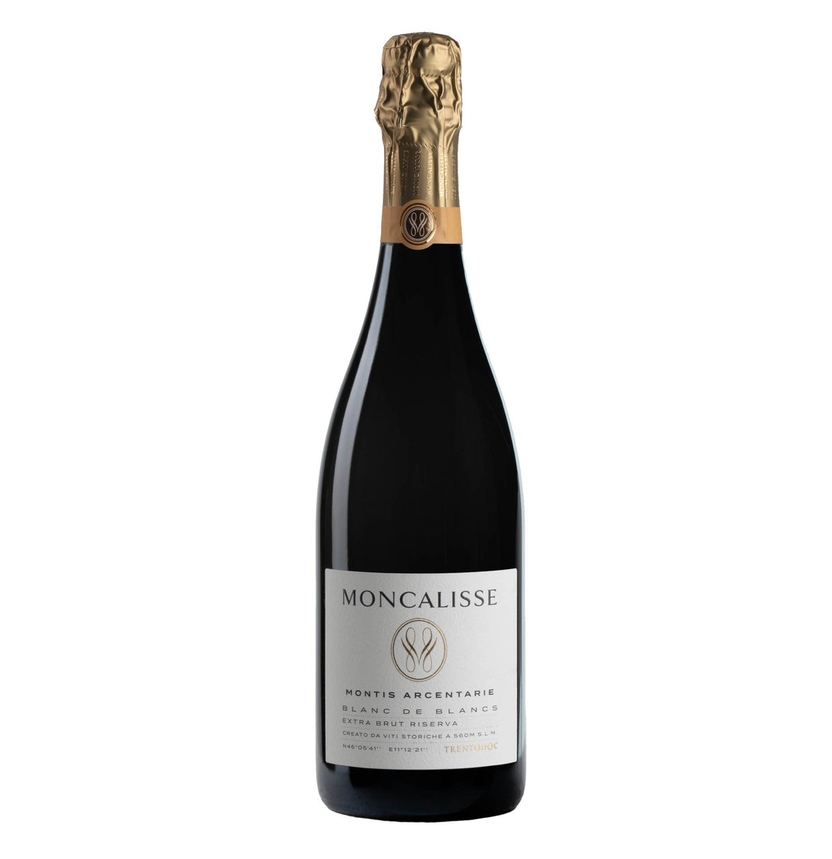 Trento Blanc de Blancs Extra Brut Riserva DOC ”Montis Arcentarie” 2017 - Moncalisse