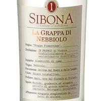 Grappa di Nebbiolo - Sibona (0.5l)