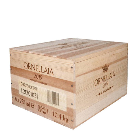 Cassetta Legno Ornellaia 6 bottiglie