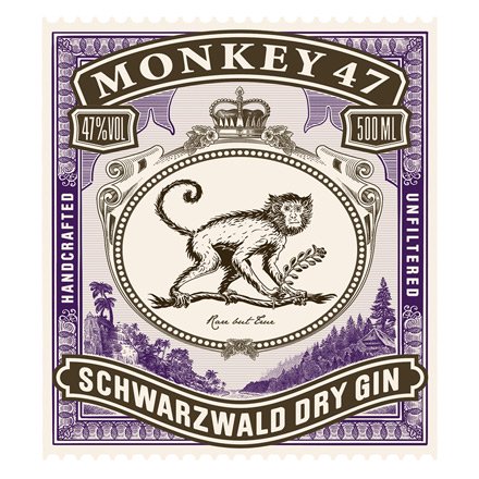 Gin "Monkey 47" - Schwarzwald Dry Gin (0.5l)