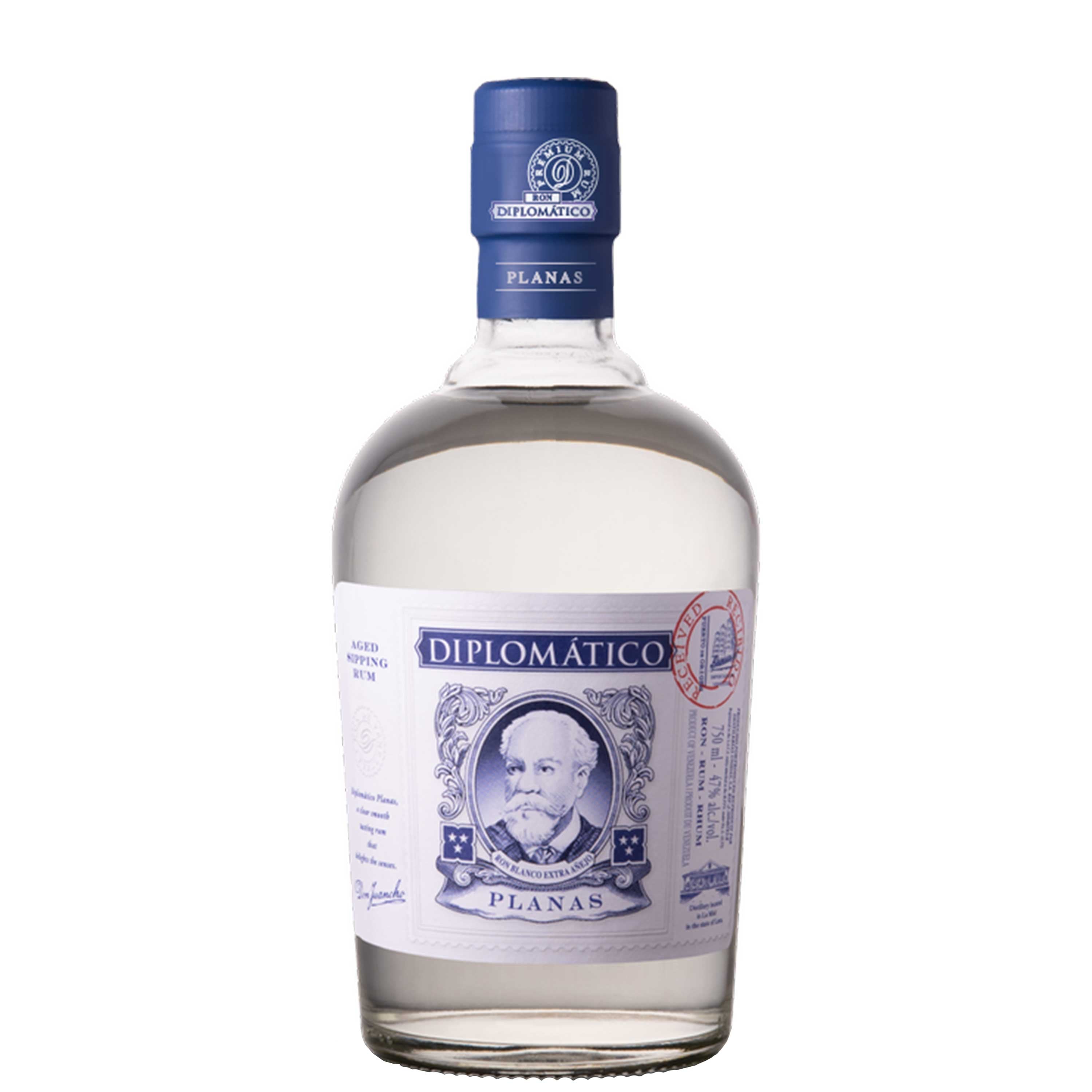 Premium Aged White Rum "Planas" - Diplomático (0.7l)