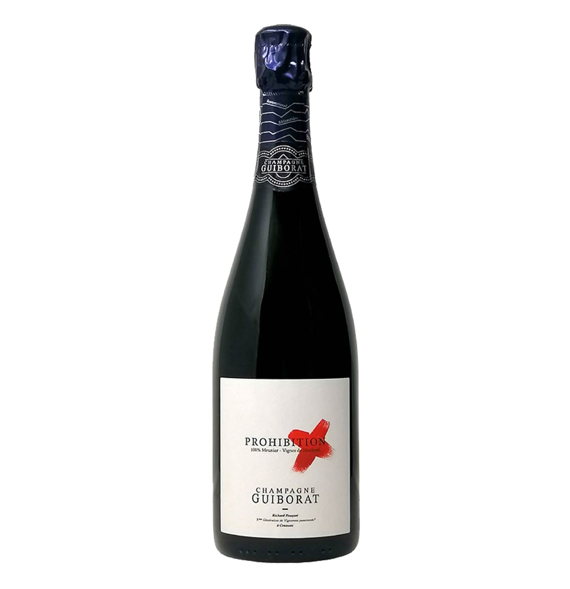 Champagne Zéro Dosage "Prohibition" 2022 - Guiborat