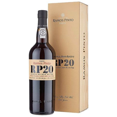 Porto 20 YO Tawny Quinta do Bom Retiro - Casa Ramos Pinto (0.75l, cassetta di legno)