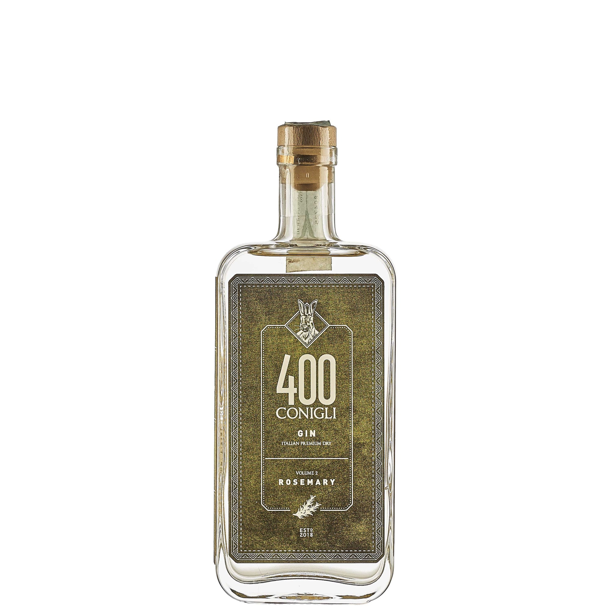 Dry Gin "Volume 2 Rosemary" - 400 Conigli (0.5l)