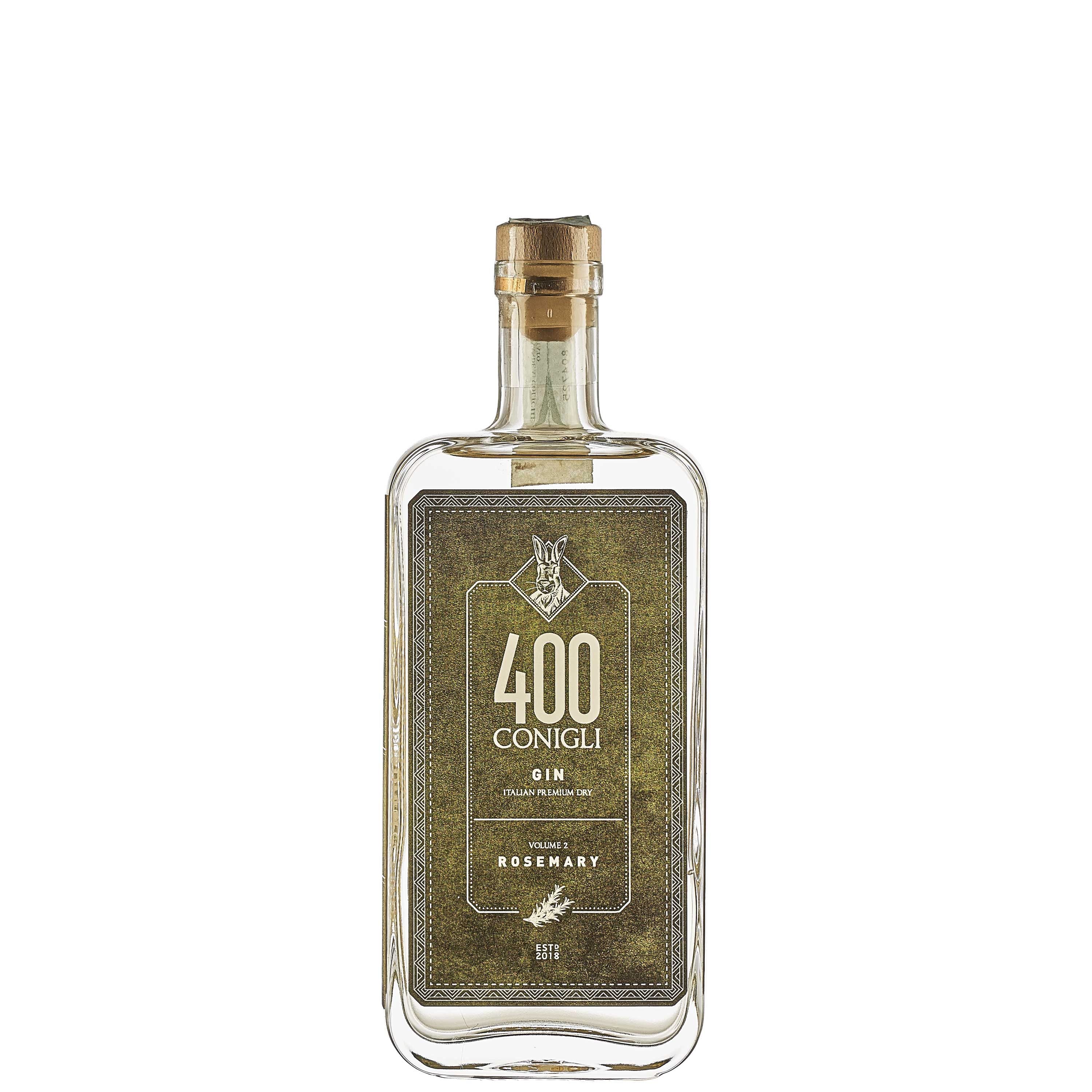 Dry Gin "Volume 2 Rosemary" - 400 Conigli (0.5l)