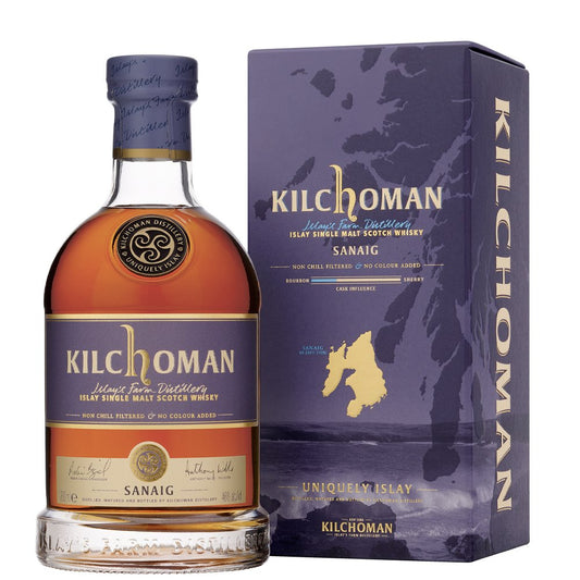 Islay Single Malt Scotch Whisky "Sanaig" - Kilchoman (0.7l, astuccio)