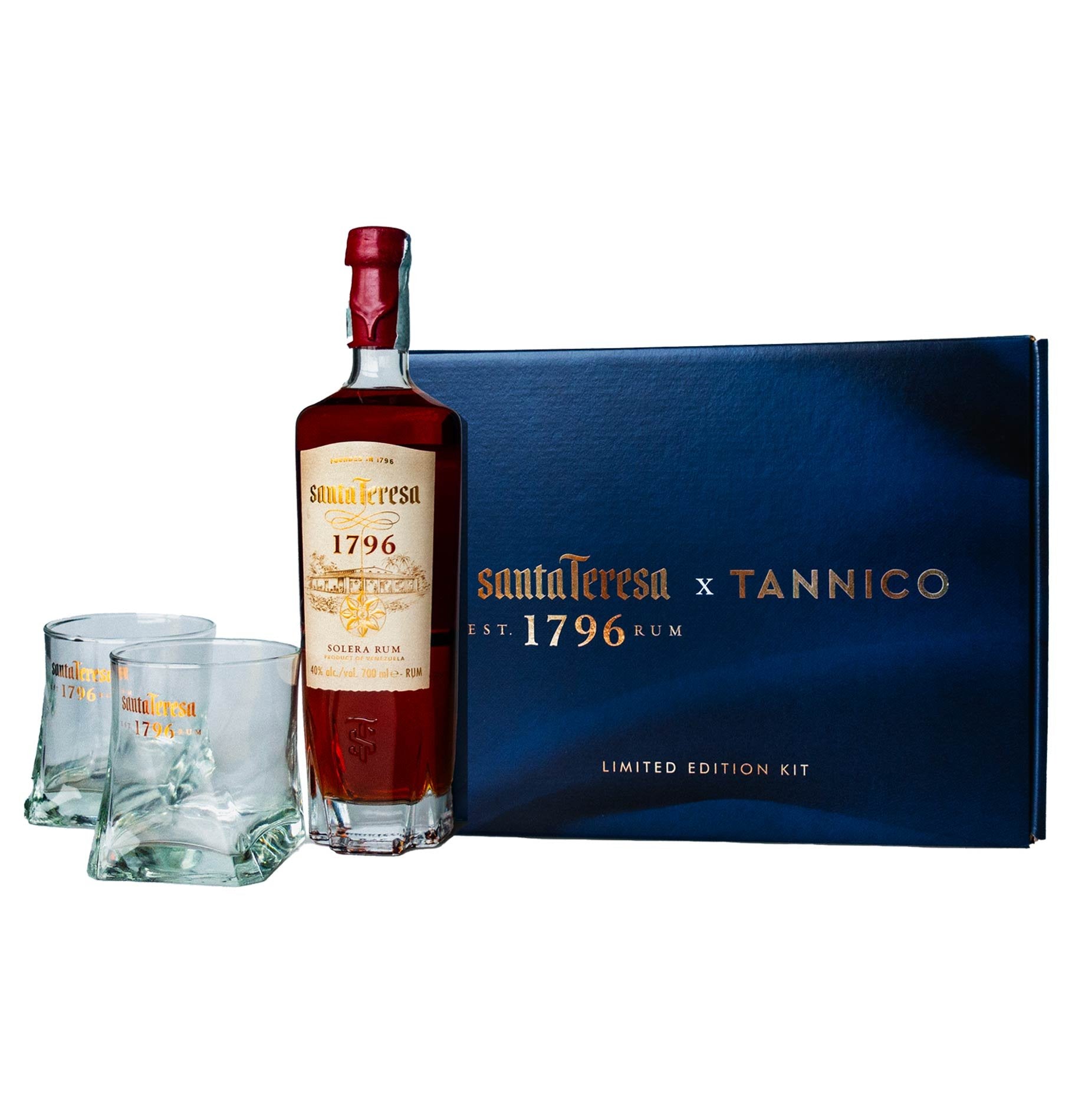 Rum "Santa Teresa 1796 - Per Tannico" - Santa Teresa (gift box con bicchieri)