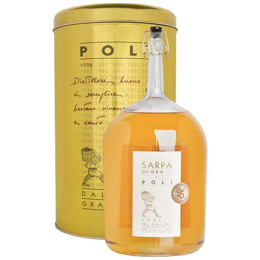 Grappa Barricata "Sarpa Oro Big Mama" - Jacopo Poli (3l, astuccio)