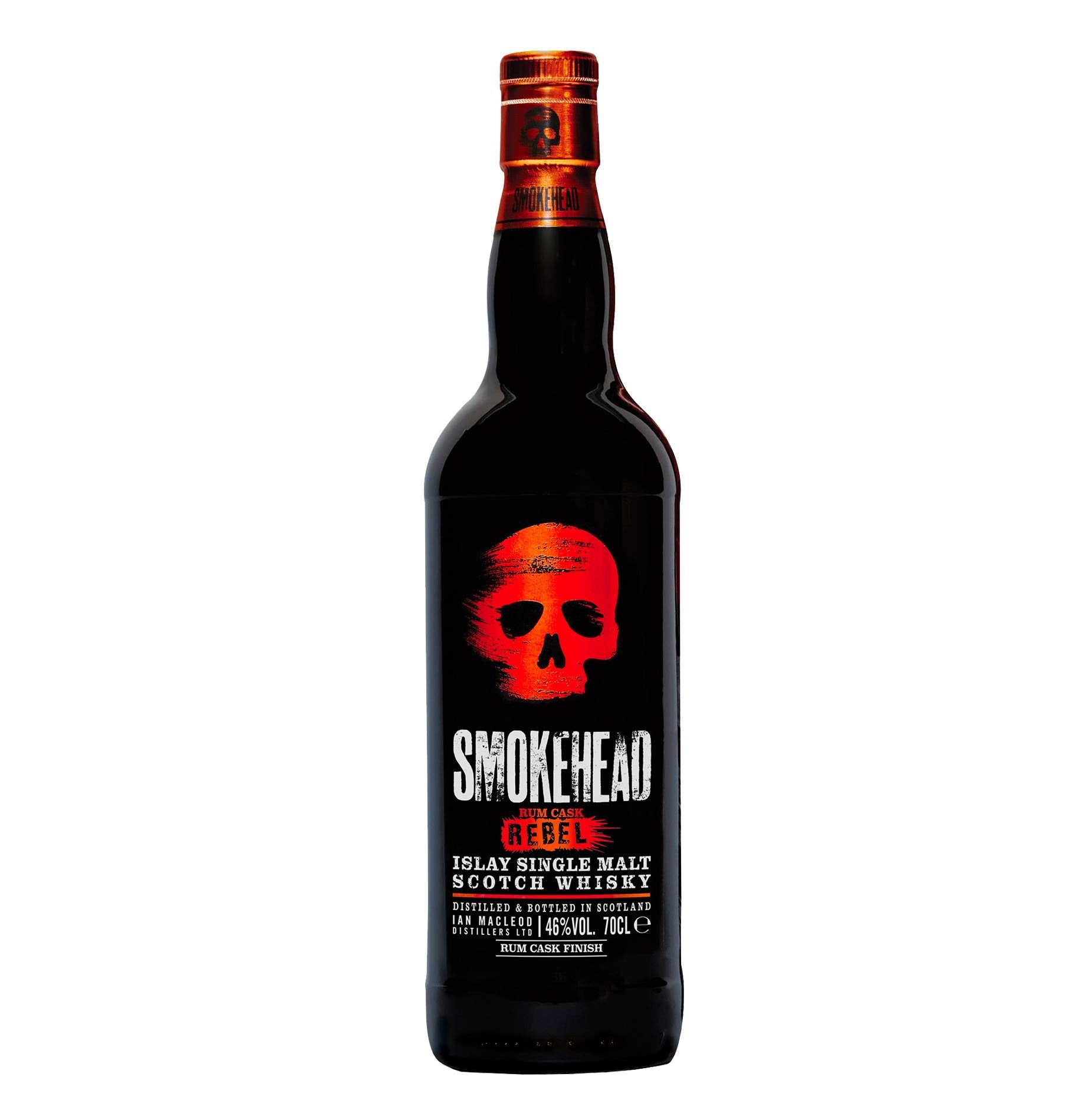 Islay Single Malt Scotch Whisky Rum Cask “Smokehead Rebel” - Ian Macleod Distillers (0.7l)