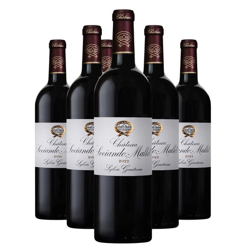 Haut-Médoc AOC "Château Sociando-Mallet" 2022 - Château Sociando-Mallet (cassetta di legno 6 bottiglie)