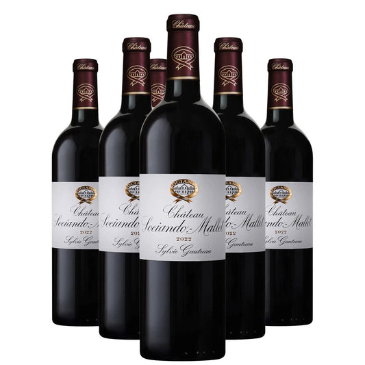 Haut-Médoc AOC "Château Sociando-Mallet" 2022 - Château Sociando-Mallet (cassetta di legno 6 bottiglie)