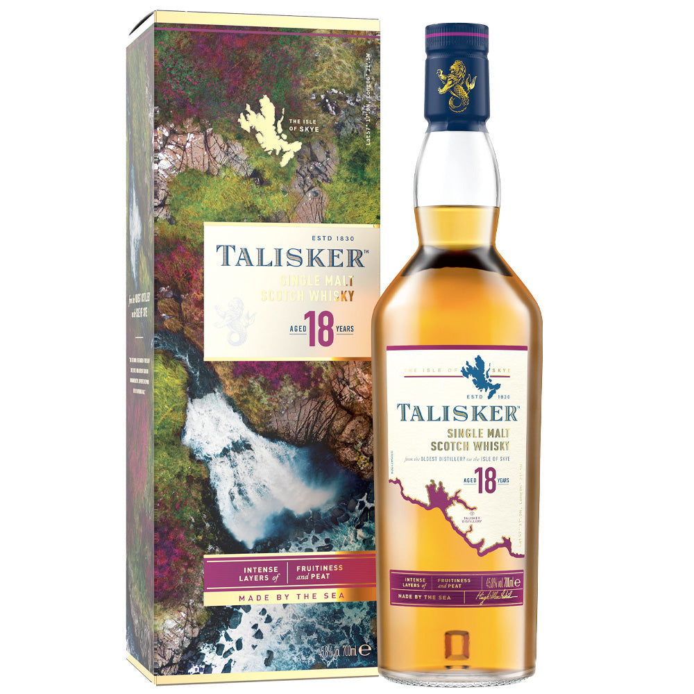 Single Malt Scotch Whisky 18 YO - Talisker (0.7l, astuccio)