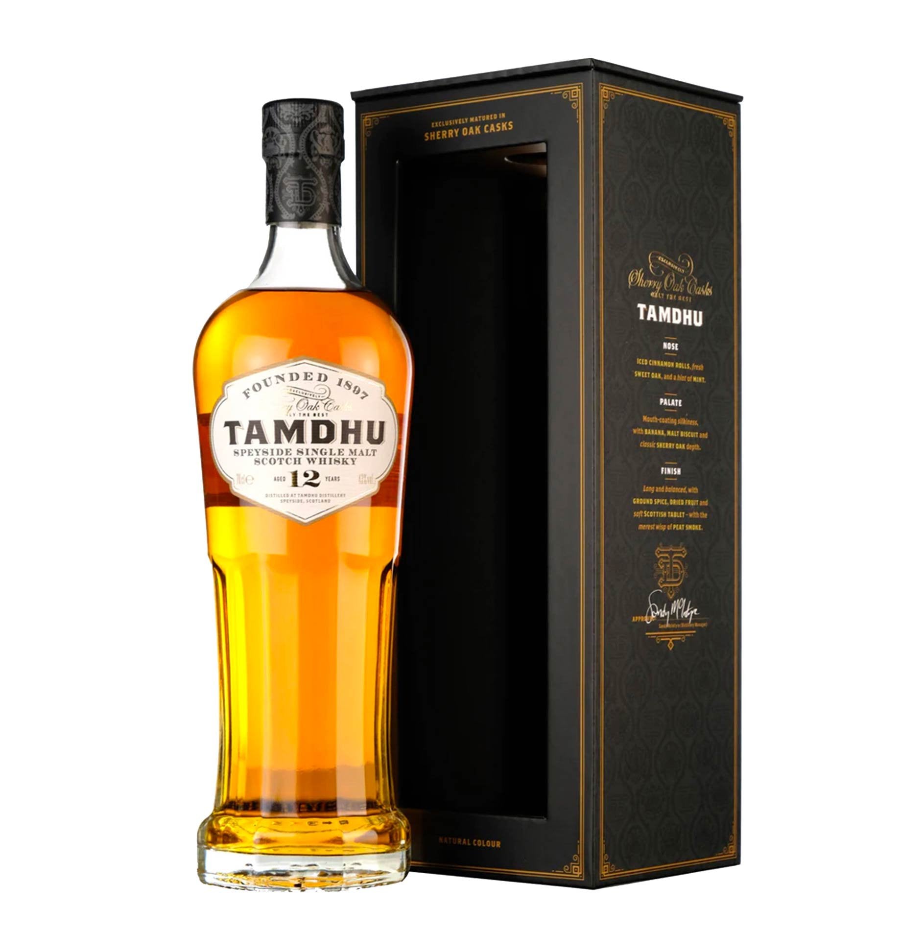 Speyside Single Malt Scotch Whisky 12 YO - Tamdhu Distillery (0.7l)