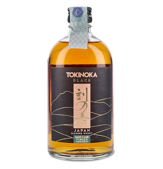 Japan Blended Whisky "Tokinoka Black TC" Sake Cask Finish - White Oak Distillery (0.5l)
