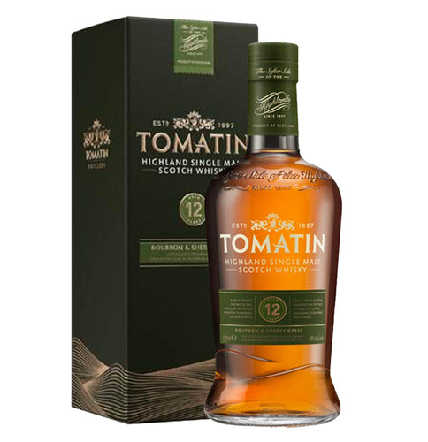 Highland Single Malt Scotch Whisky 12 YO - Tomatin Distillery (0.7l)