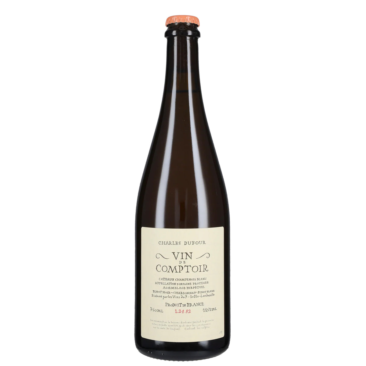 Coteaux Champenois Blanc AOC “Vin De Comptoir”  L21.82 - Charles Dufour (tappo a corona)