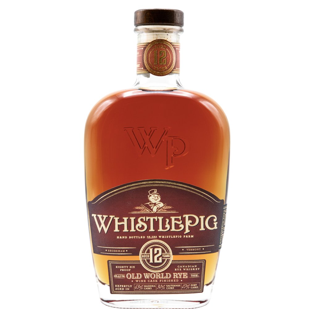 Straight Rye Whiskey 12 Years Old - Whistle Pig (0.7l, astuccio)