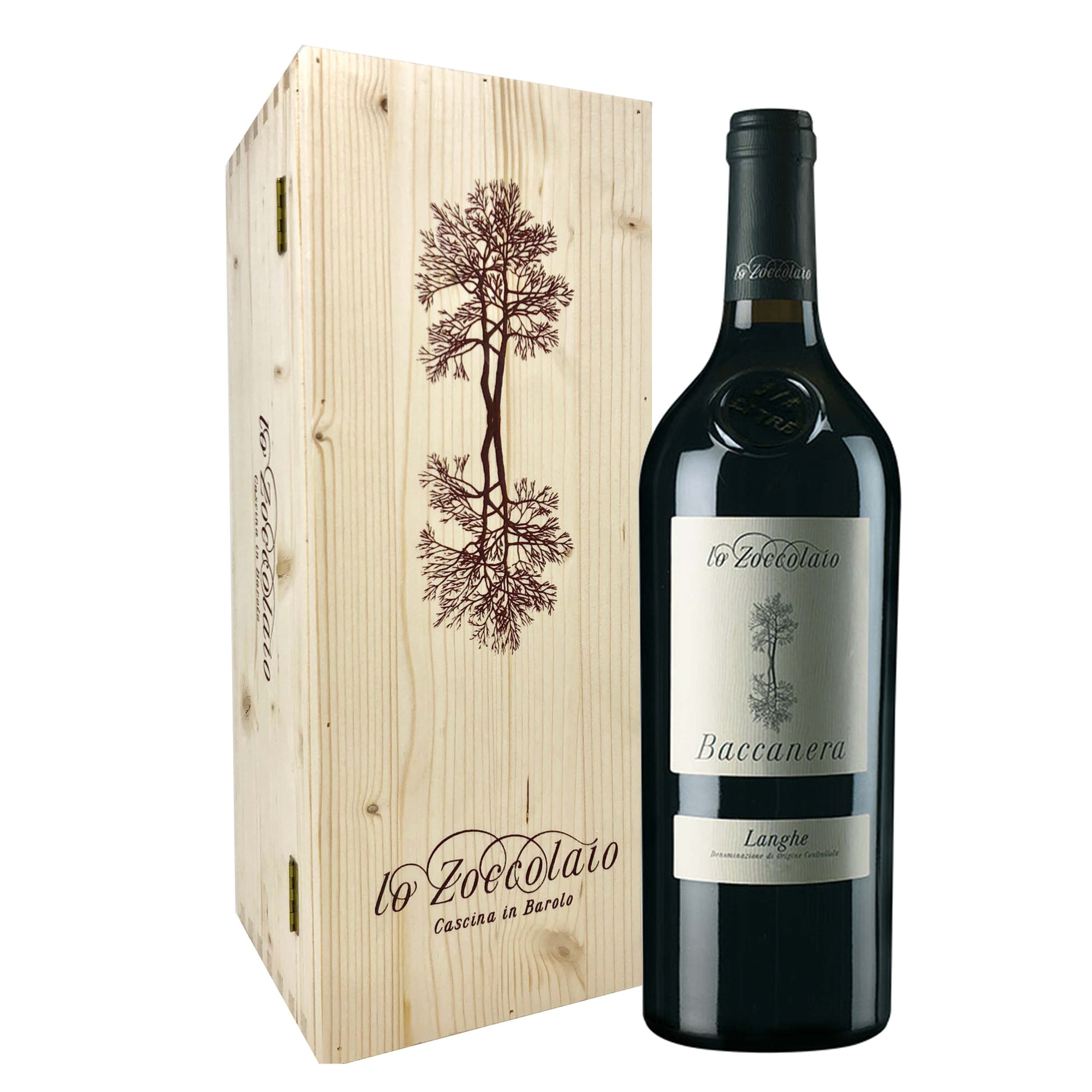 Langhe Rosso DOC "Baccanera" 2022 Jéroboam - Lo Zoccolaio (cassetta di legno)