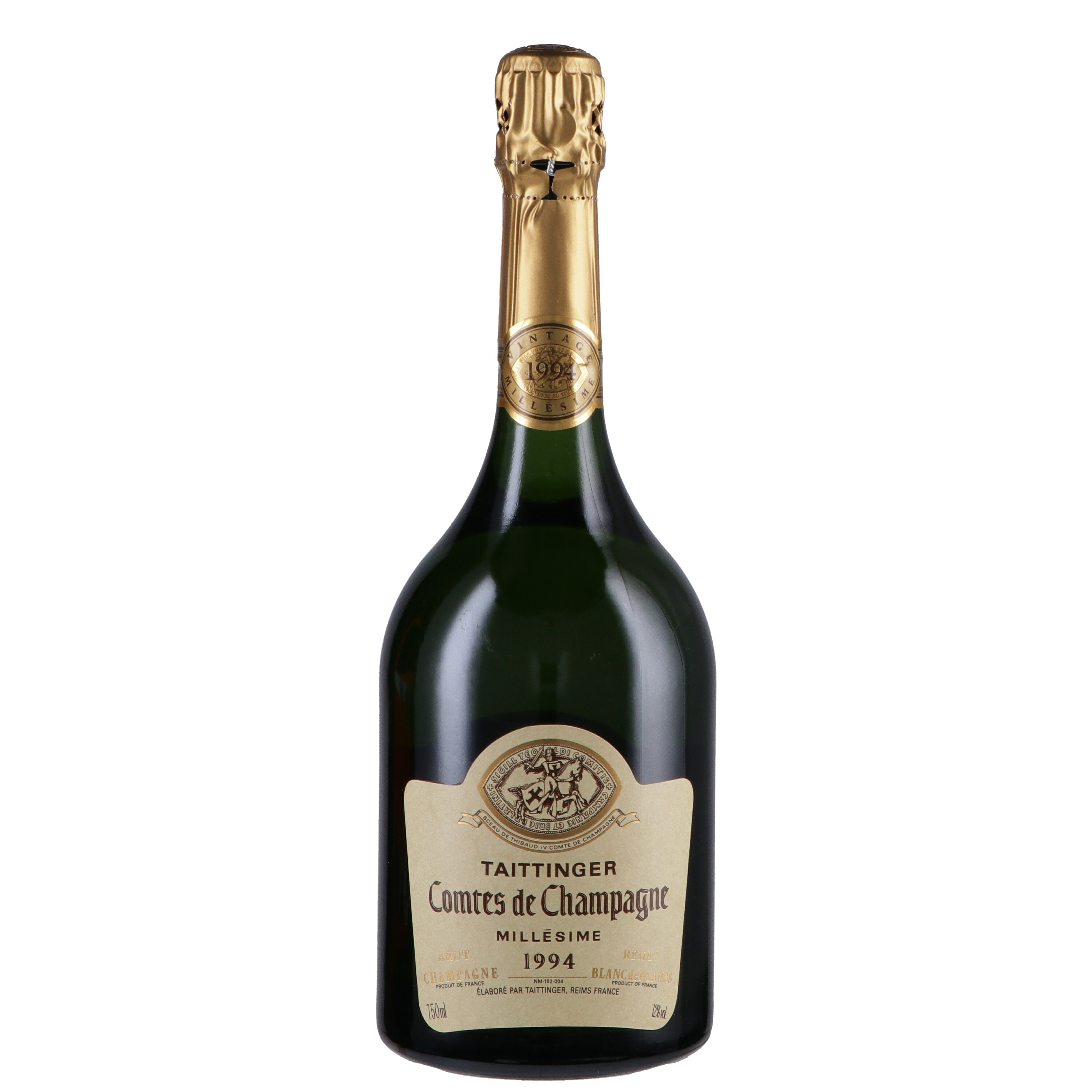 Champagne Brut Blanc De Blancs Comtes De Champagne 1994