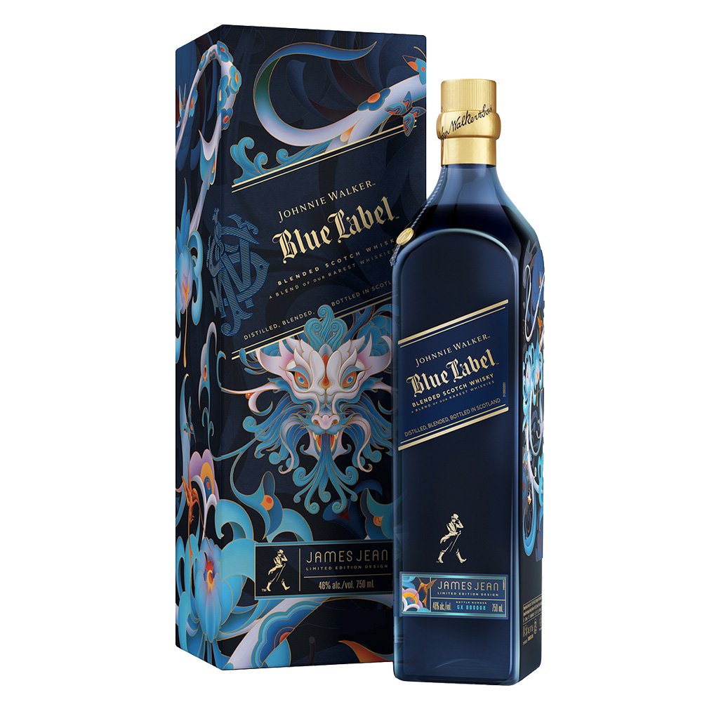 Blended Scotch Whisky “blue Label   Limited Edition Year Of The Dragon”